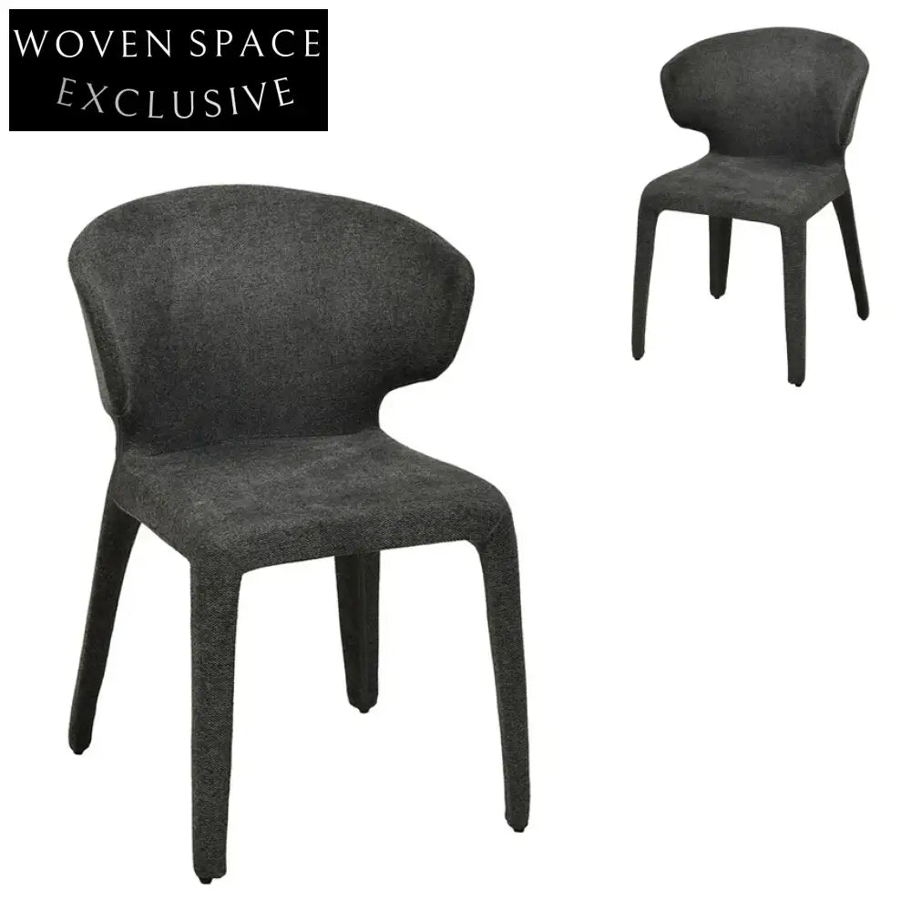 Blair Dining Chair - Charcoal Grey (Set of 2)