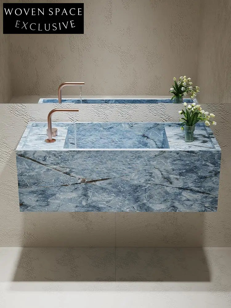 Blair Red Travertine Luxury Sink