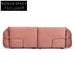 Blush Pink Velvet 3 Seater Sofa Sofas
