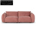 Blush Pink Velvet 3 Seater Sofa Sofas