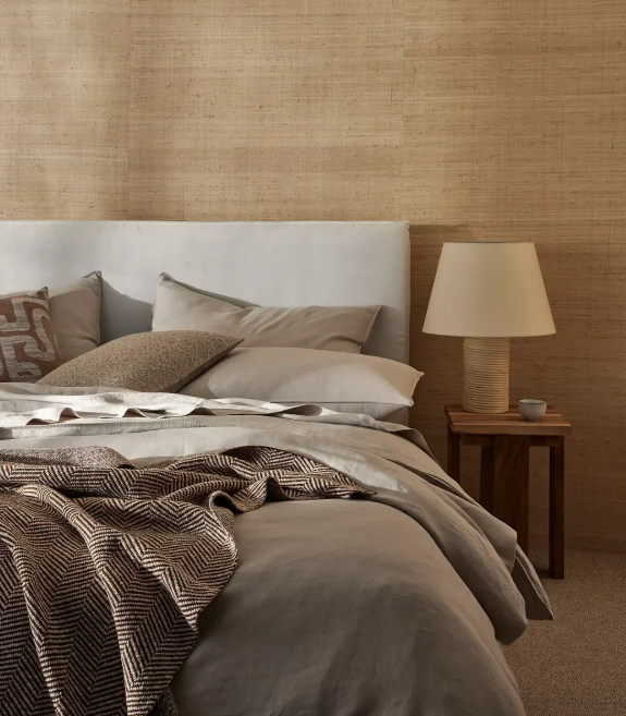 Ravello Flat Sheet - Bone