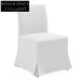 Brighton Slip Cover Dining Chair - White Linen