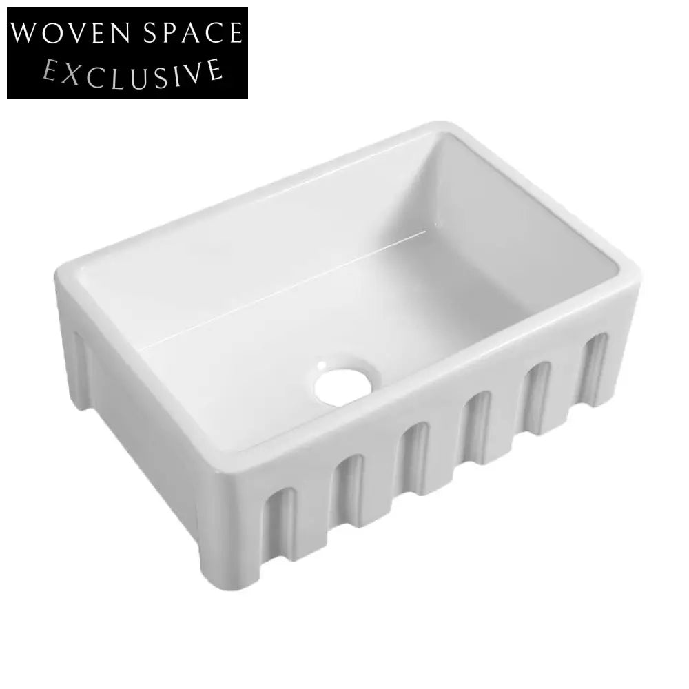 Brunette Retro Semi-Embedded Kitchen Sink