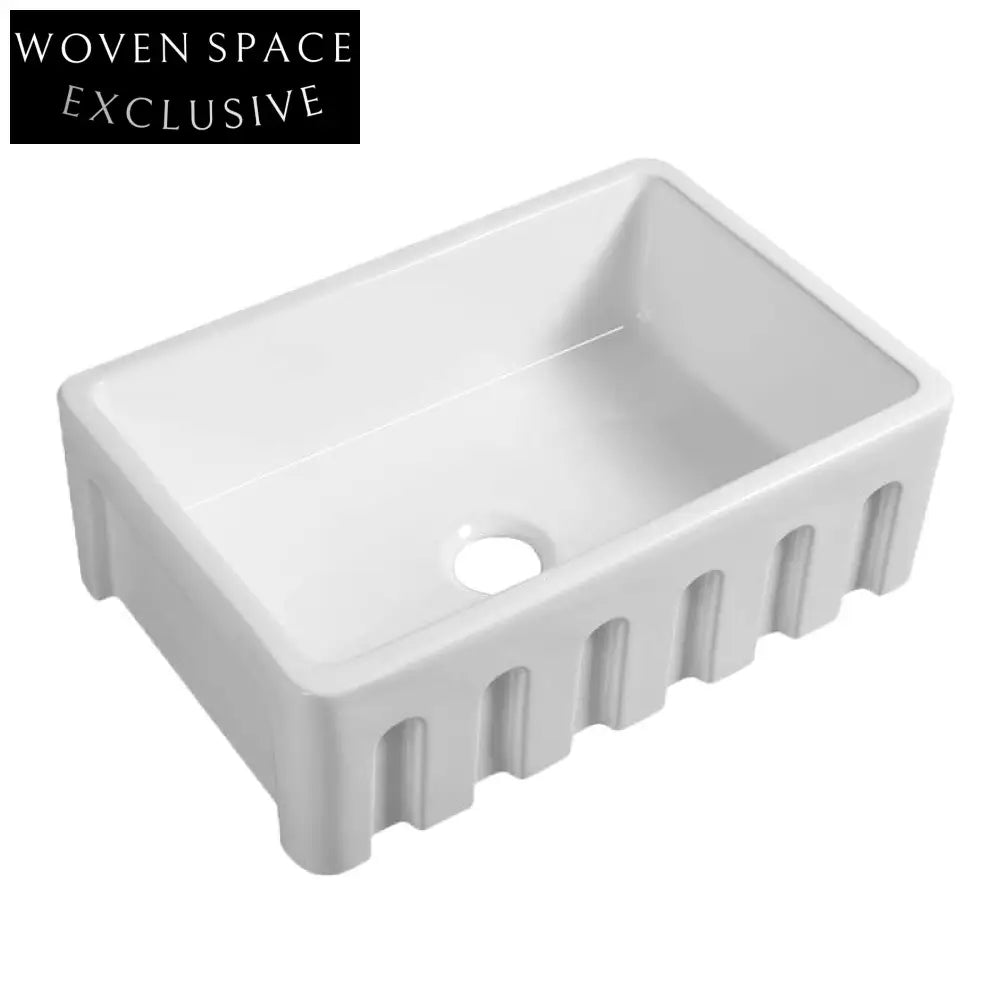Brunette Retro Semi-Embedded Kitchen Sink