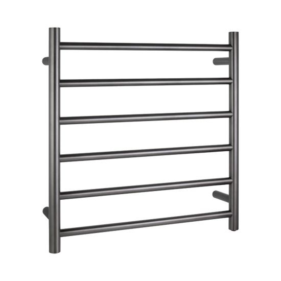 Round Electric Heated Towel Rack 6 Bars