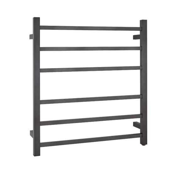 Square Electric Heated Towel Rack 6 Bars