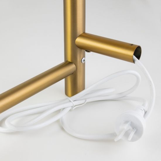 Round Electric Heated Towel Rack 6 Bars