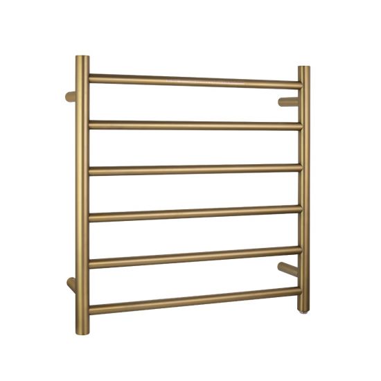 Round Electric Heated Towel Rack 6 Bars