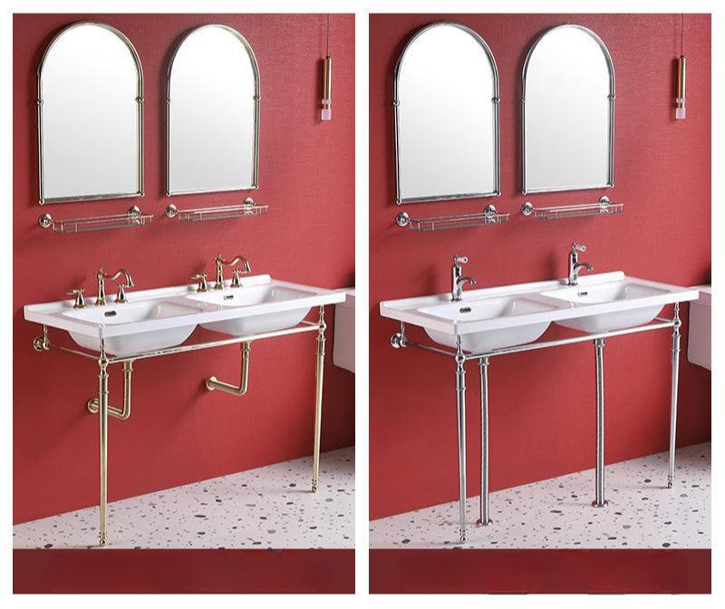 Ferrara Faenza Gold Finish Freestanding basin