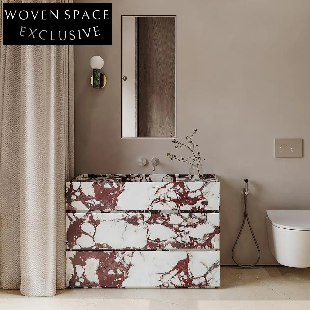 Caden Purple Rock Pedestal Basin