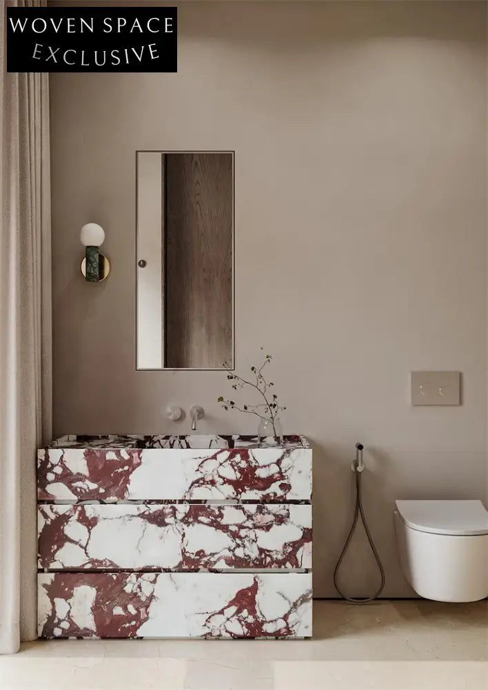 Caden Purple Rock Pedestal Basin