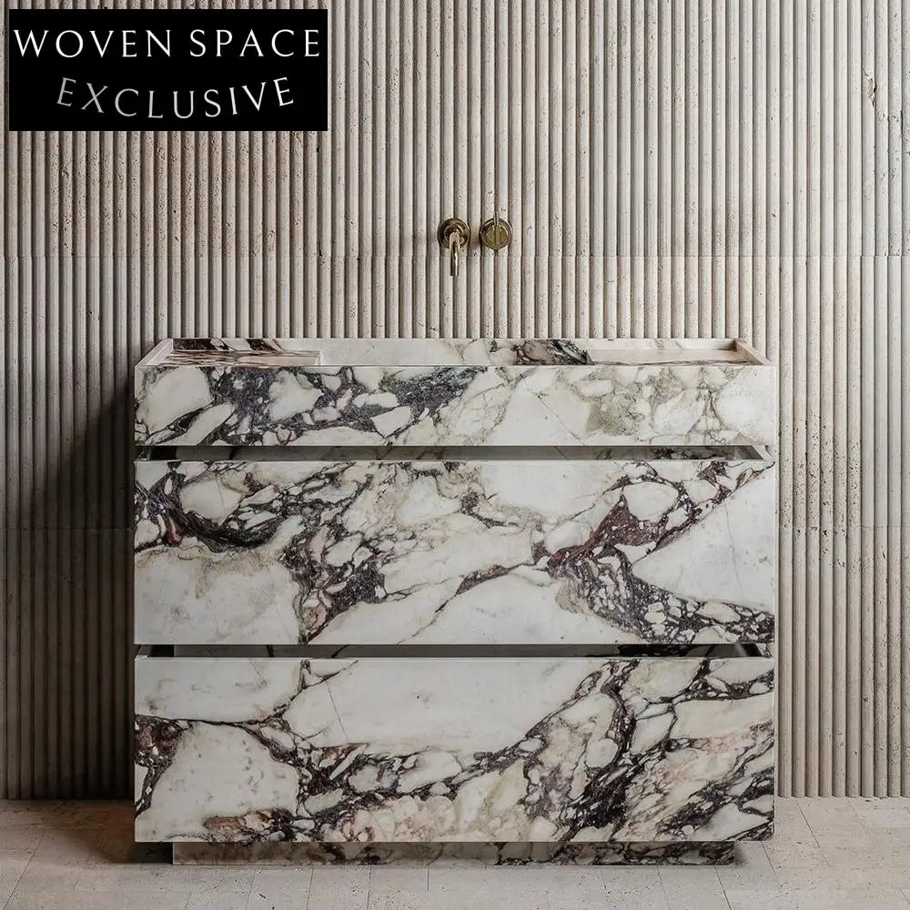 Caden Purple Rock Pedestal Basin