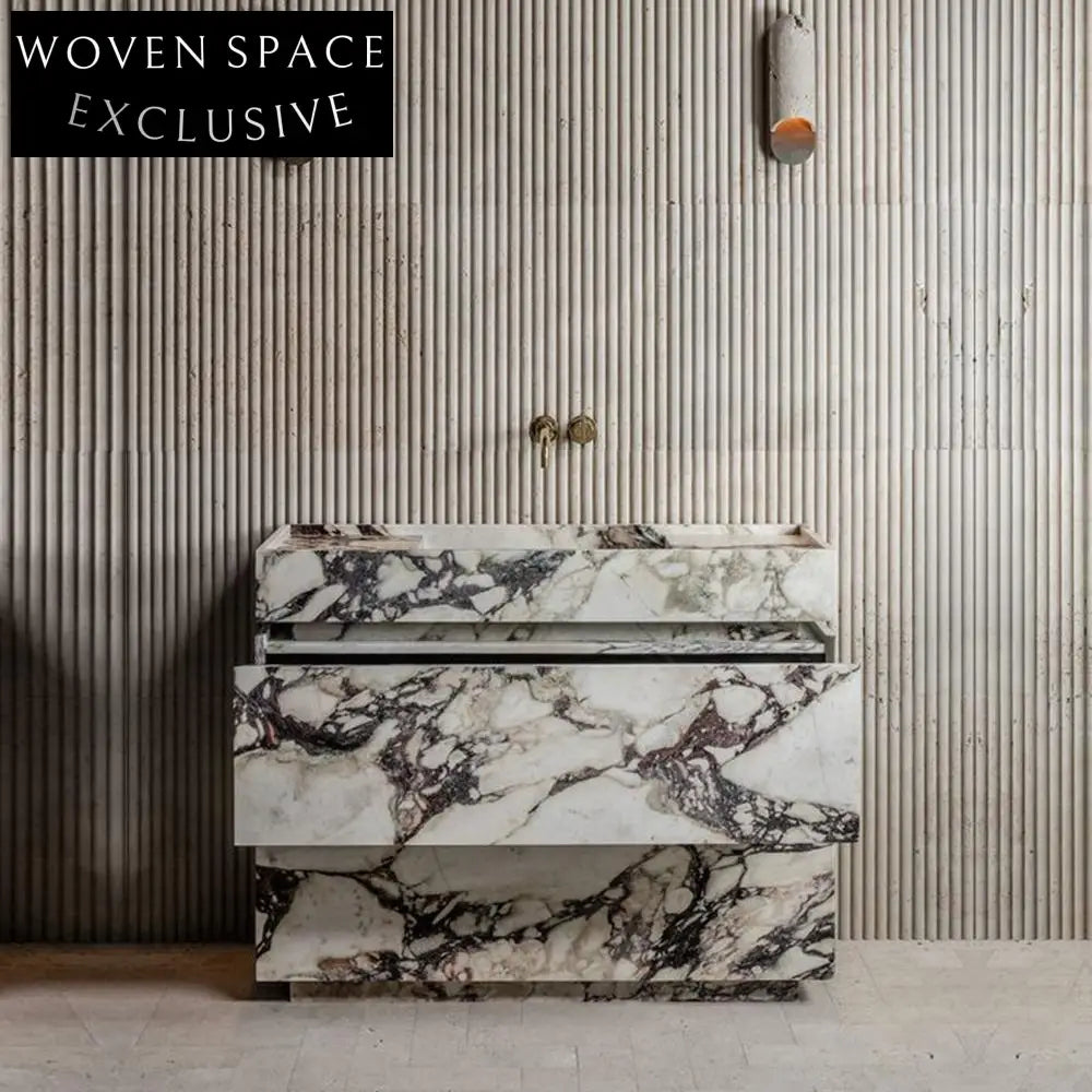 Caden Purple Rock Pedestal Basin