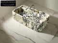 Calacatta Viola marble sink ribbed 3 Sides