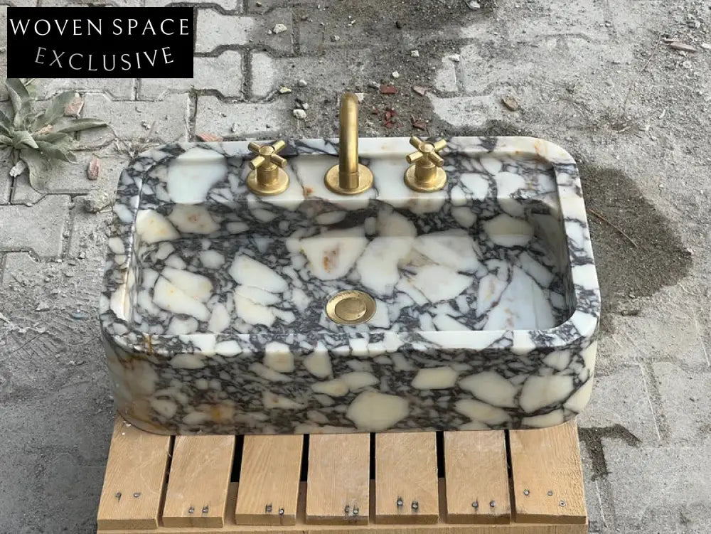 Calacatta Viola marble sink marble Wash basin