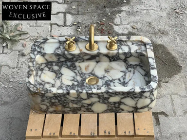 Calacatta Viola marble sink marble Wash basin