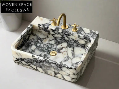 Calacatta Viola marble sink marble Wash basin