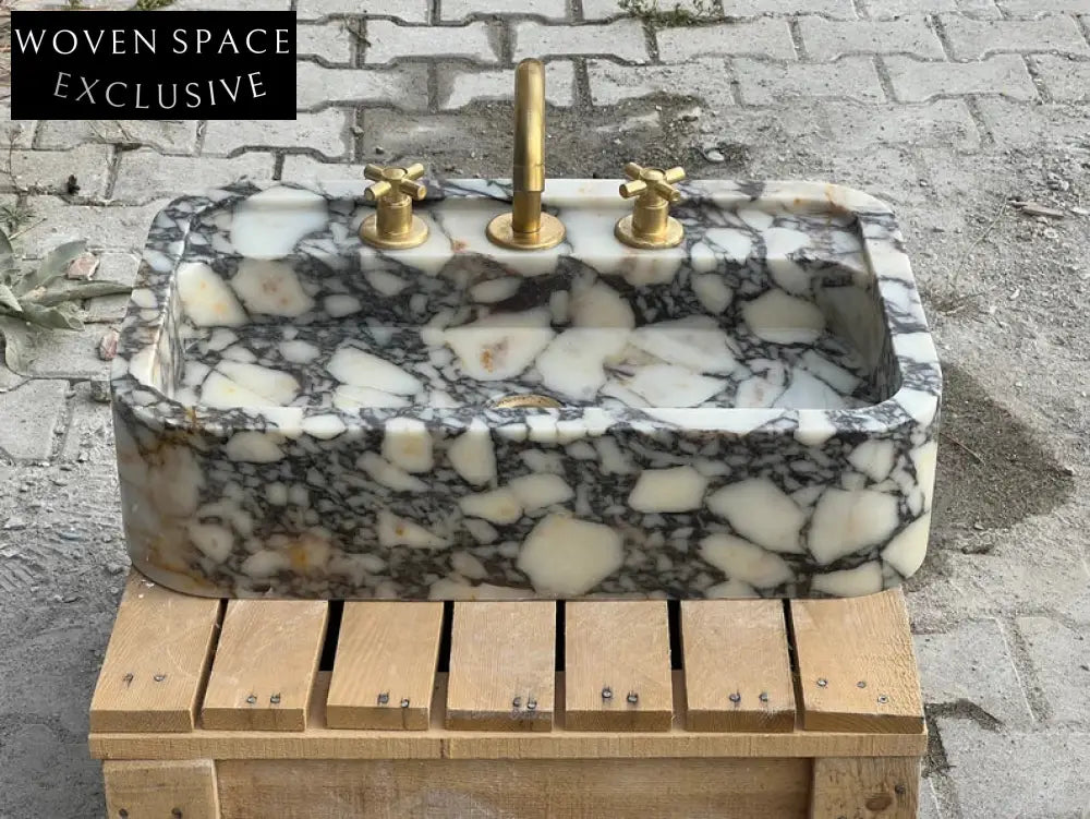 Calacatta Viola marble sink marble Wash basin