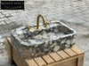 Calacatta Viola marble sink marble Wash basin