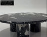Tostone Calacatta Viola Black Natural Marble Coffee Table Luxury Home Decor