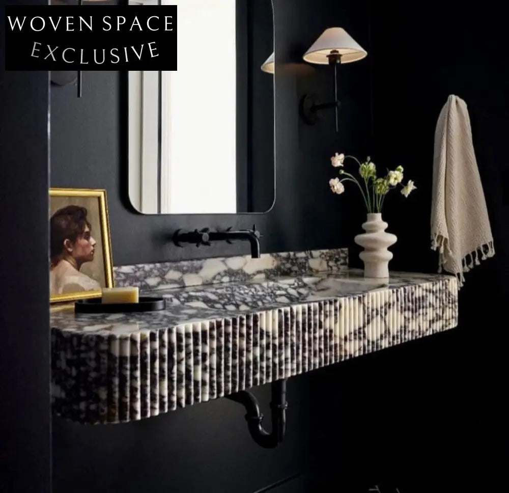 Calacutta Viola Marble Sink
