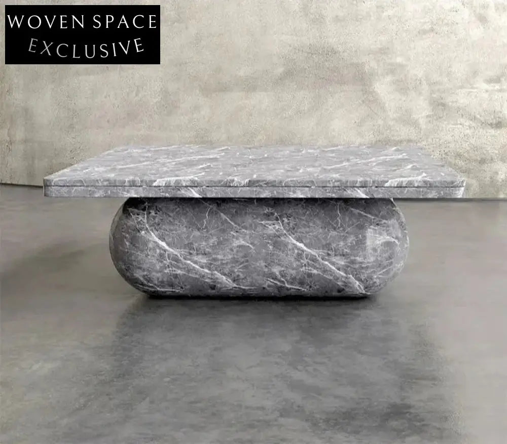 Elegant Carrara White Marble Rectangle Coffee Table for Modern Living Spaces