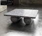 Elegant Carrara White Marble Rectangle Coffee Table for Modern Living Spaces