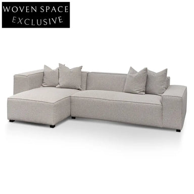 Casey 3 Seater Left Chaise Sofa - Sterling Sand