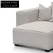 Casey 3 Seater Left Chaise Sofa - Sterling Sand Chaise Sofa