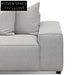 Casey 3 Seater Left Chaise Sofa - Sterling Sand Chaise Sofa