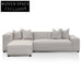 Casey 3 Seater Left Chaise Sofa - Sterling Sand Chaise Sofa