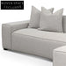 Casey 3 Seater Right Chaise Fabric Sofa - Sterling Sand Chaise Sofa