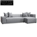 Casey 3 Seater Right Chaise Sofa - Graphite Grey Chaise Sofa