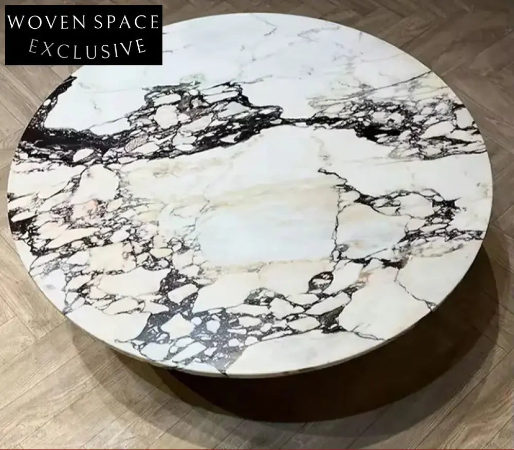 Tostone Catacatta Viola Natural Marble Coffee Table for Modern Living Room