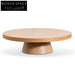 CCF6603-CN 1.1m Round Coffee Table - Natural Oak Coffee Tables