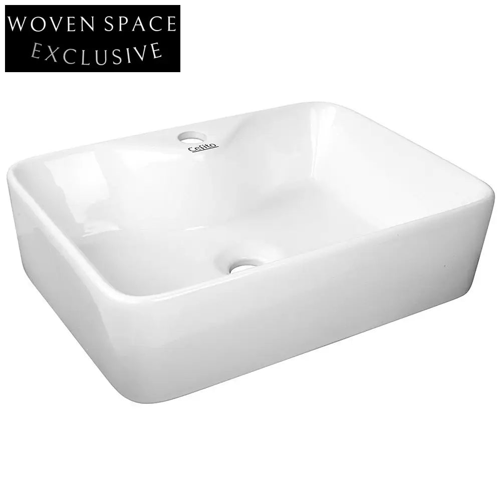 Cefito Bathroom Basin Ceramic Vanity Sink 48x38cm