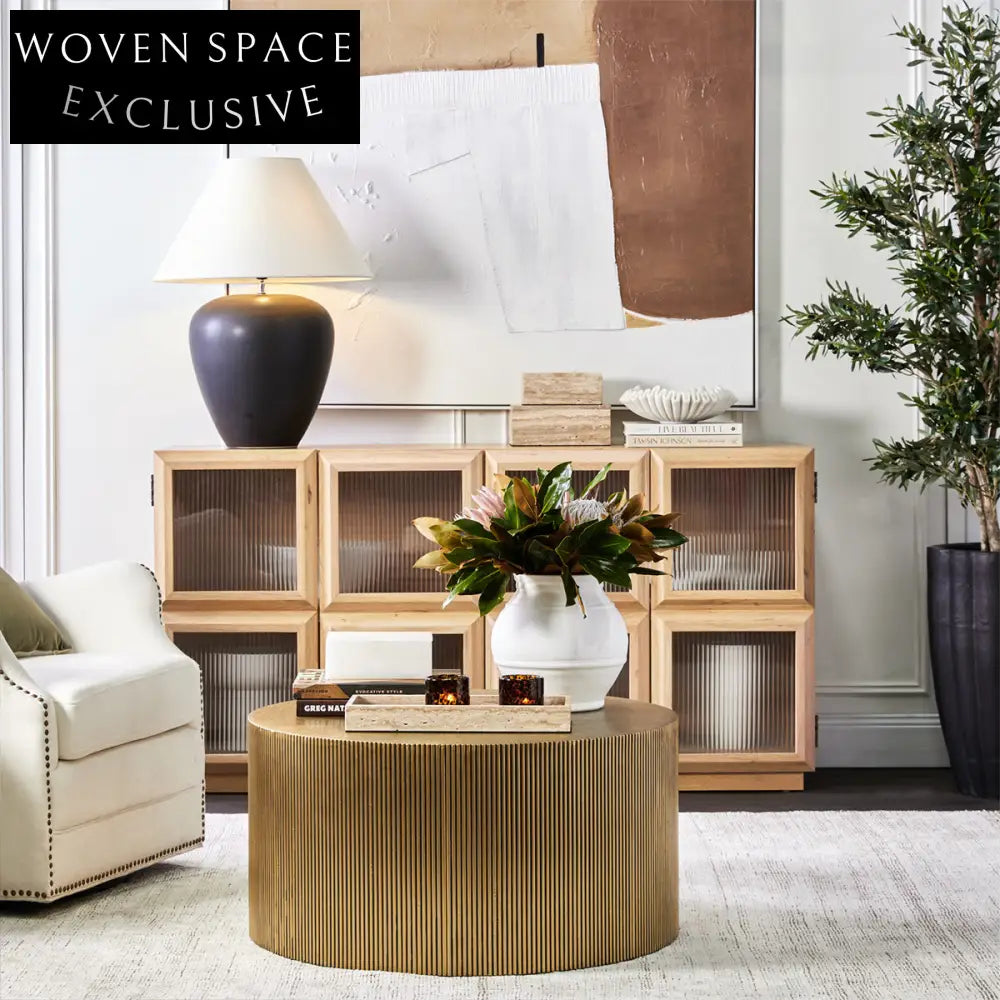 Chadwick Coffee Table - Brass Coffee Table