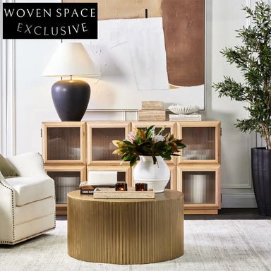 Chadwick Coffee Table - Brass Coffee Table