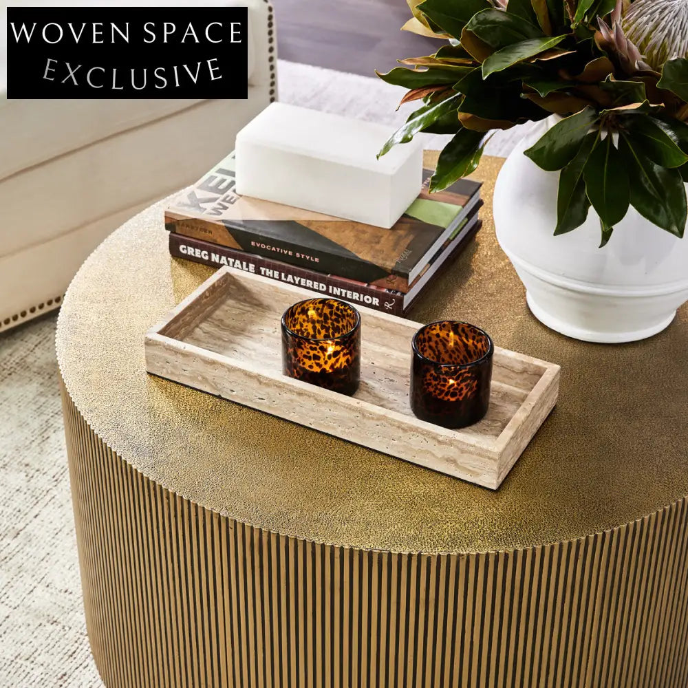 Chadwick Coffee Table - Brass Coffee Table