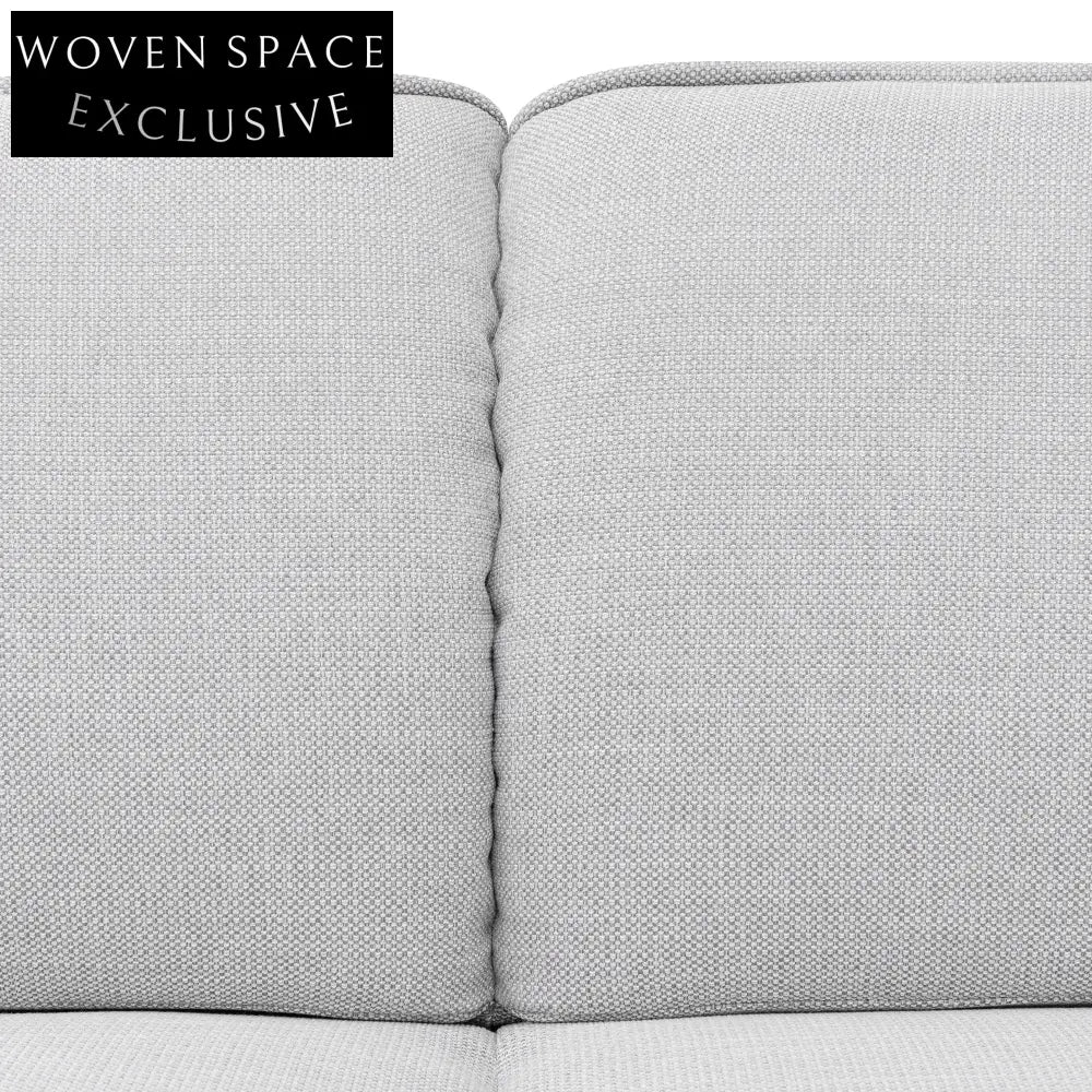 Chapman 2 Seater Fabric Sofa - Light Texture Grey Sofas