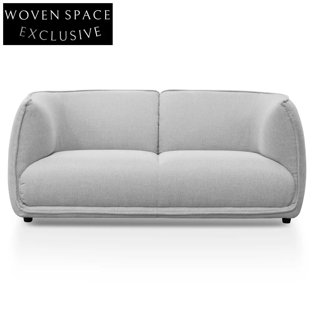 Chapman 2 Seater Fabric Sofa - Light Texture Grey Sofas