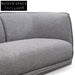 Chapman 3 Seater Fabric Sofa- Graphite Grey Sofas