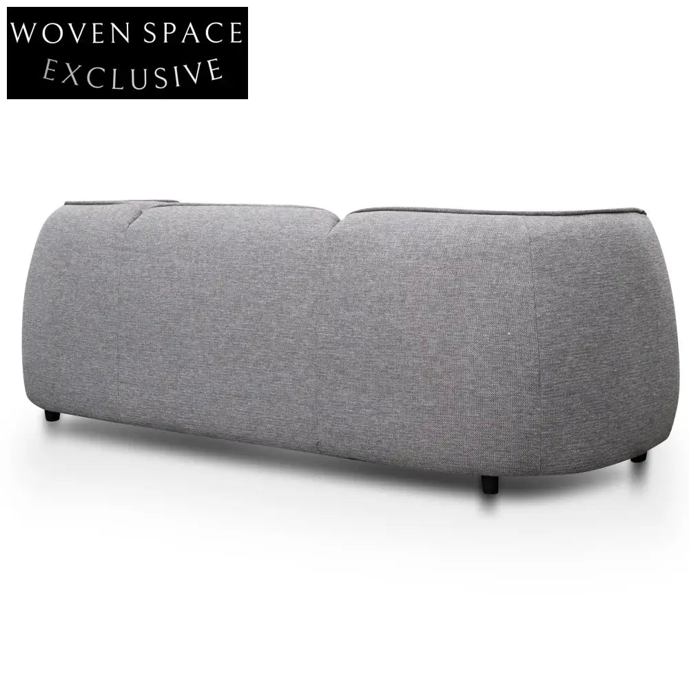 Chapman 3 Seater Fabric Sofa- Graphite Grey Sofas
