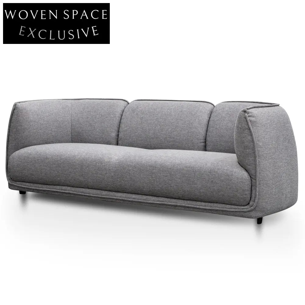 CLC2875-KSO 3 Seater Fabric Sofa- Graphite Grey