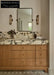 Charlotte Custom Timber Basin Cabinet Marble counter