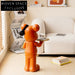 Charming Artist Bear Plastic Floor Ornament - Modern Home Decor Party Statue