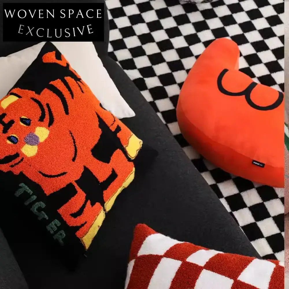 Charming Modern Fabric Animal Art Cartoon Sofa Bed Decorative Pillow Cushion