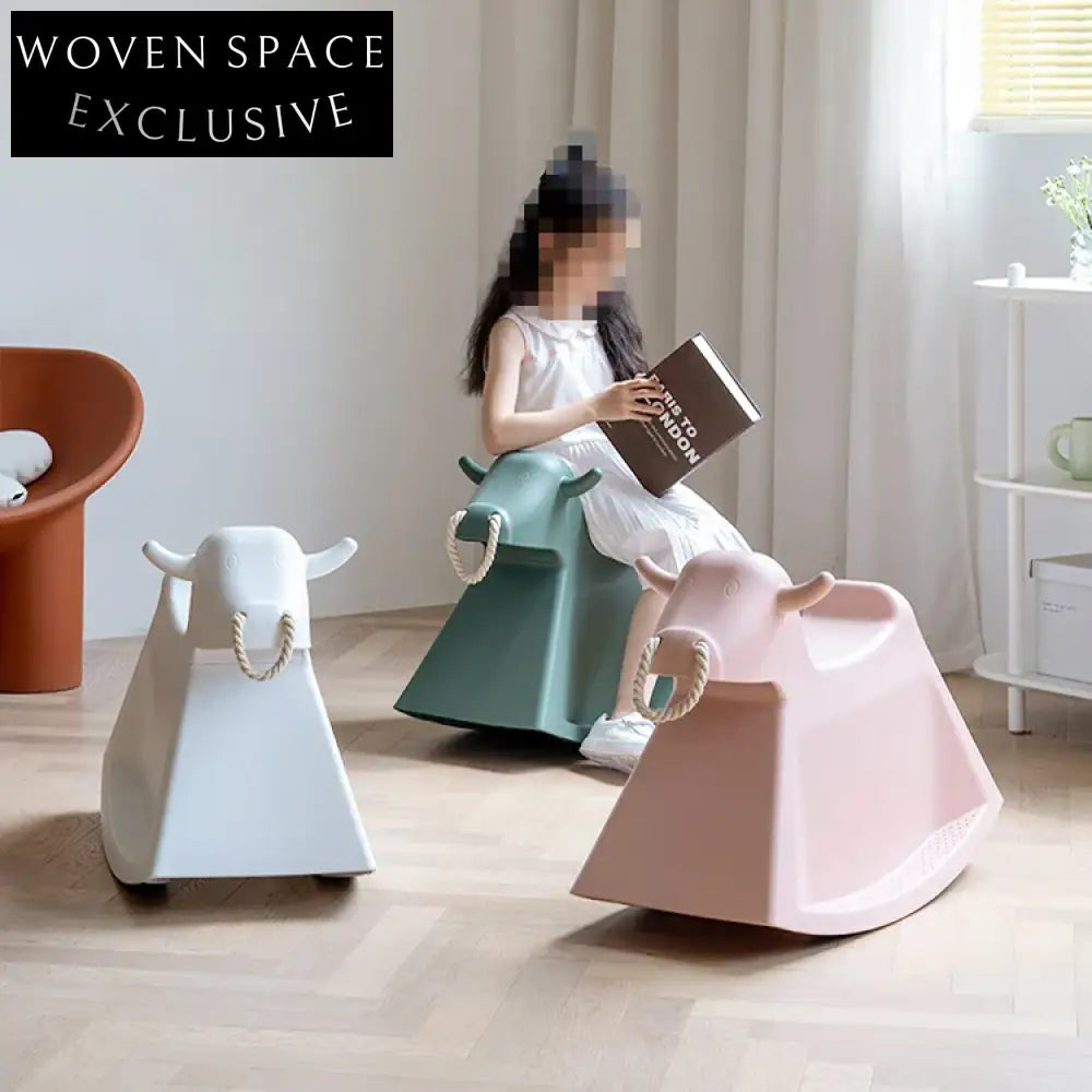 Charming Nordic Animal Rocking Chair for Kids Playroom and Living Room Fun