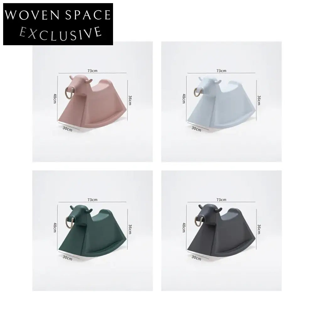 Charming Nordic Animal Rocking Chair for Kids Playroom and Living Room Fun