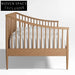 Charming Solid Oak Spindle Daybed with Trundle for Kids & Guest Rooms